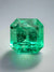 3.39 Carat 9x9 Vivacious Green Natural Loose Colombian Emerald-Asscher Cut