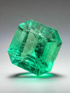 3.39 Carat 9x9 Vivacious Green Natural Loose Colombian Emerald-Asscher Cut