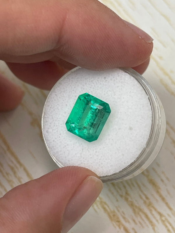 3.49 Carat 10x8.5 Classic Colombian Emerald-Emerald Cut