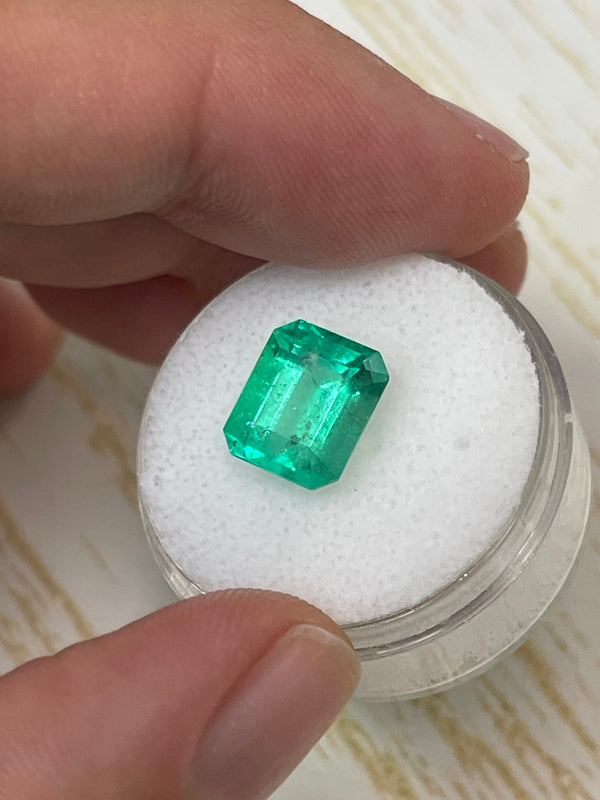 3.49 Carat 10x8.5 Classic Colombian Emerald-Emerald Cut