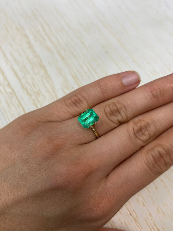 3.49 Carat 10x8.5 Classic Colombian Emerald-Emerald Cut