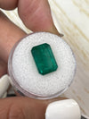 5.97 Carat 13x9 Vivid Green Natural Loose Zambian- Emerald Cut