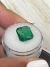 6.54 Carat 11.3x10.6 Medium Deep Green Natural Loose Zambian- Emerald Cut