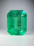 3.64 Carat 10x8 Yellowish Green Natural Loose Colombian Emerald-Emerald Cut