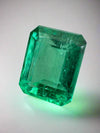 4.43 Carat 11x9 Jyotish Green Natural Loose Colombian Emerald-Emerald Cut