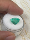 6.63 Carat 11x10 Chunky Emerald Cut Natural Loose Colombian Emerald