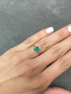1.45 Carat Bluish Green Natural Loose Zambian Emerald-Asscher Cut