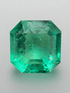 6.76 Carat 12x11.5 Glowing Green Natural Loose Colombian Emerald-Asscher Cut