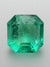 6.76 Carat 12x11.5 Glowing Green Natural Loose Colombian Emerald-Asscher Cut