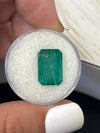 7.96 Carat 14x9 Elongated Green Natural Loose Zambian- Emerald Cut