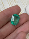 Large 11.90 Carat 15x12 Fine Natural Loose Colombian Emerald- Emerald Cut
