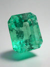 6.79 Carat 12x10 Luminous Natural Loose Colombian Emerald-Classic Emerald Cut- Ethically Mined Emerald