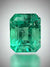6.79 Carat 12x10 Luminous Natural Loose Colombian Emerald-Classic Emerald Cut- Ethically Mined Emerald