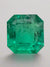 6.93 Carat 12x11.5 Medium Green Natural Loose Colombian Emerald- Asscher Cut