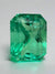 9.51 Carat 14x11 Vivacious Green Emerald Cut Loose Authentic Colombian emerald-Emerald Cut