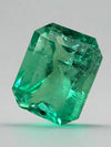9.51 Carat 14x11 Vivacious Green Emerald Cut Loose Authentic Colombian emerald-Emerald Cut