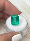 7.81 Carat 12x10 Loose Colombian Emerald- Emerald Cut