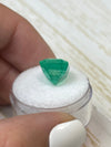 7.81 Carat 12x10 Loose Colombian Emerald- Emerald Cut