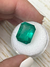 Large 11.52 Carat GIA CERTIFIED 15.5x12 Fine Natural Loose Colombian Emerald- Emerald Cut