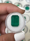Large 12.89 Carat 15.5x11 Kelly Green Natural Loose Zambian- Emerald Cut