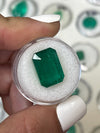 Large 12.89 Carat 15.5x11 Kelly Green Natural Loose Zambian- Emerald Cut