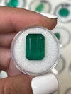 Large 12.89 Carat 15.5x11 Kelly Green Natural Loose Zambian- Emerald Cut