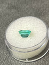 1.69 Carat Bright Bluish Green Loose Colombian Emerald- Emerald Cut