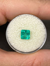 1.69 Carat 7x7 Captivating Natural Loose Colombian Emerald-Asscher Cut