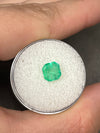 1.70 Carat Asscher Cut Natural Unset Colombian Emerald-Square Cut