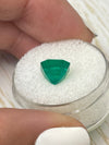 3.01 Carat Minor Oil 8.8x8.4 Vivid Muzo Colombian Emerald-Asscher Cut with Clipped Corners
