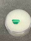 1.77 Carat Chromatic Green Natural Loose Colombian Emerald- Emerald Cut