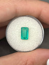 1.80 Carat Bright Bluish Green Loose Colombian Emerald- Emerald Cut