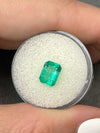 1.80 Carat Vivacious Green Natural Loose Colombian Emerald- Emerald Cut