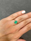 1.80 Carat Vivacious Green Natural Loose Colombian Emerald- Emerald Cut