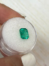 2.12 Carat 9x7 Freckled Bluish Green Natural Loose Colombian Emerald- Emerald Cut