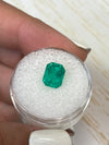2.73 Carat 9x7 Fine Bluish Green Natural Loose Colombian Emerald- Emerald Cut