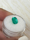 2.73 Carat 9x7 Fine Bluish Green Natural Loose Colombian Emerald- Emerald Cut