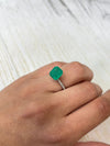 4.34 Carat 9.5x9 Forest Green Colombian Emerald-Asscher Cut