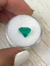 4.83 Carat 10x10 Vibrant Loose Colombian Emerald-Asscher Cut