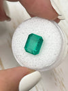 5.11 Carat 10x8 Green Natural Loose Colombian Emerald- Emerald Cut