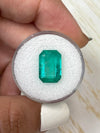4.89 Carat 13x9 Spready Green Natural Loose- Emerald Cut