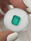 5.11 Carat 10x8 Green Natural Loose Colombian Emerald- Emerald Cut