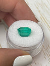 5.11 Carat 10x8 Green Natural Loose Colombian Emerald- Emerald Cut