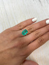 4.89 Carat 13x9 Spready Green Natural Loose- Emerald Cut