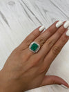 5.20 Carat 12x10 Fine Quality Natural Loose Colombian Emerald-Classic Emerald Cut