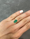 2.15 Carat 11x6 Luminous Elongated Emerald Cut with Clipped Corners