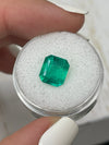 2.63 Carat Deep Bluish Natural Loose Colombian Emerald- Emerald Cut