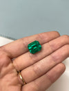 Large 12.81 Carat GRS Minor Oil Vivid Green Colombian Emerald-Loose