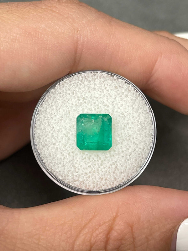 2.39 Carat Natural Loose Colombian Emerald- Asscher Cut