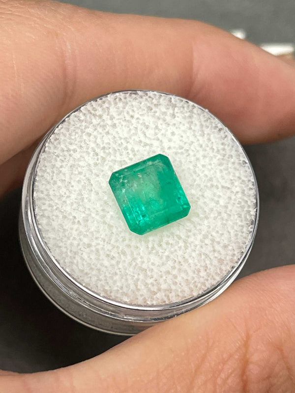 2.39 Carat Natural Loose Colombian Emerald- Asscher Cut